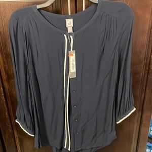 JCpenny Navy blouse